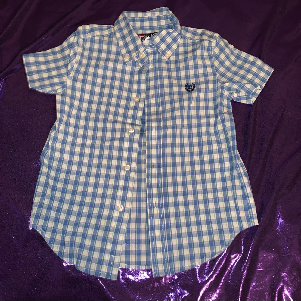 Chaps little boy short sleeve dress shirt